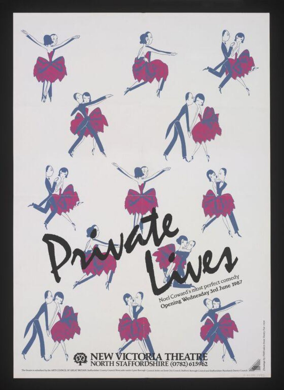 1987 Private Lives Theatre Poster
