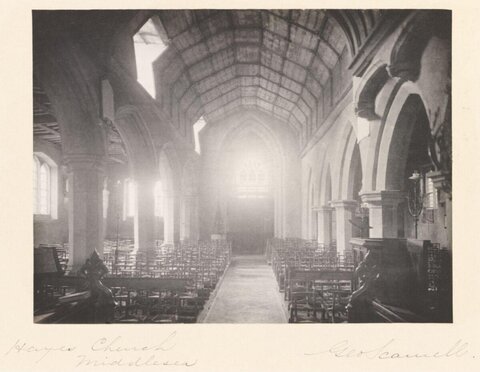 Hayes Church Interior Middlesex
