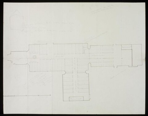 Hand-drawn Architectural Floor Plan