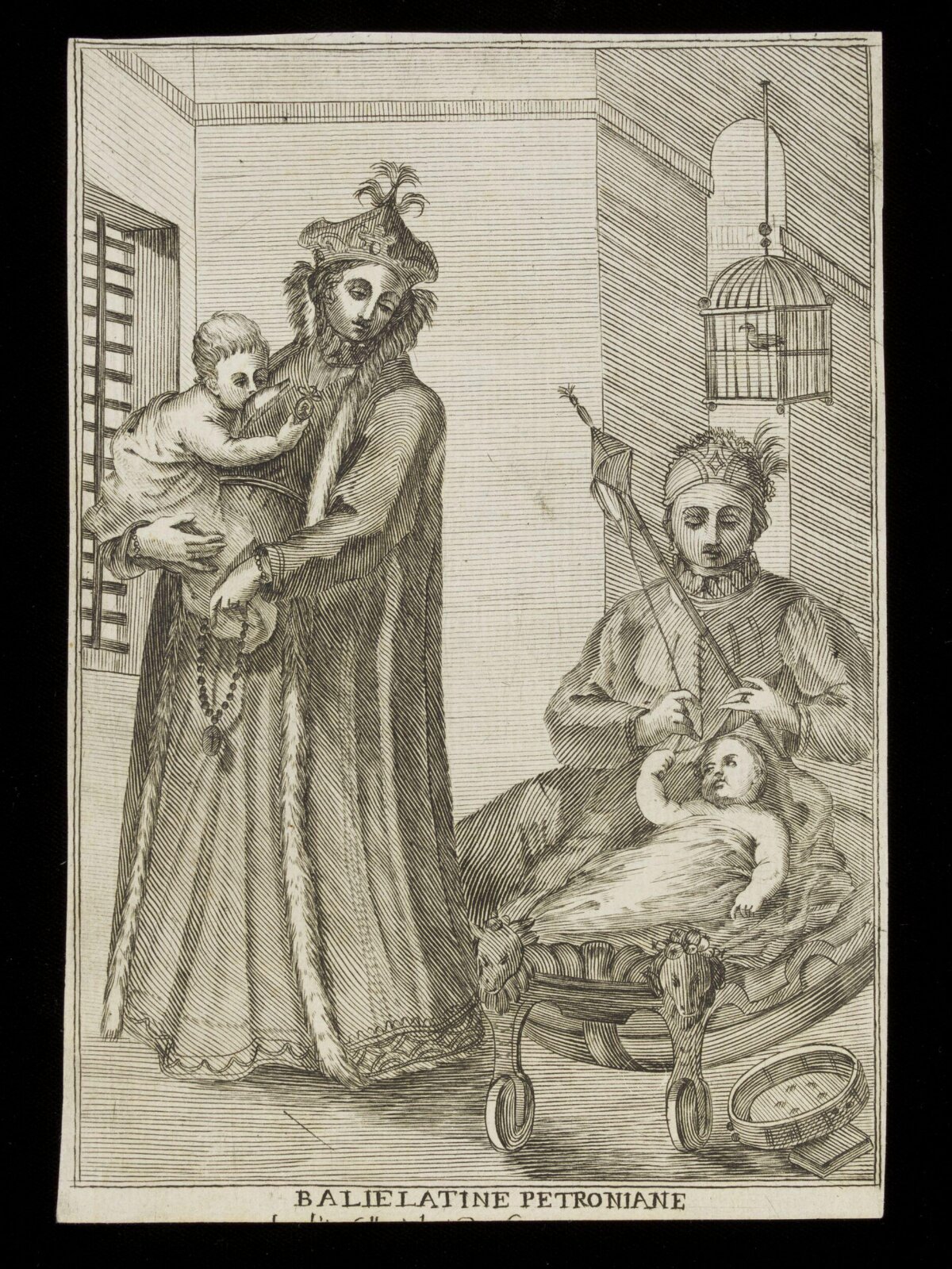 Etching of Petronian Latin Wet Nurses