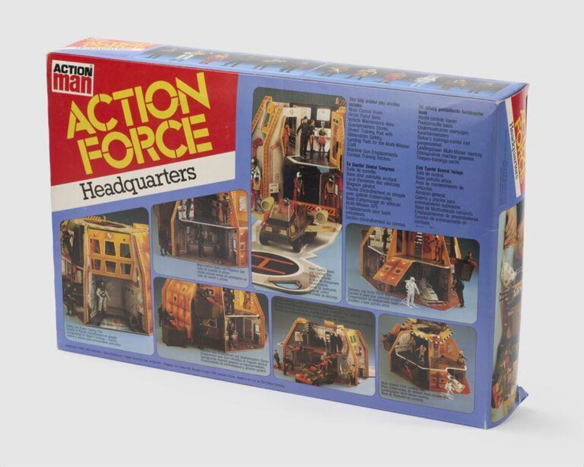 Vintage Action Force Headquarters Toy Box