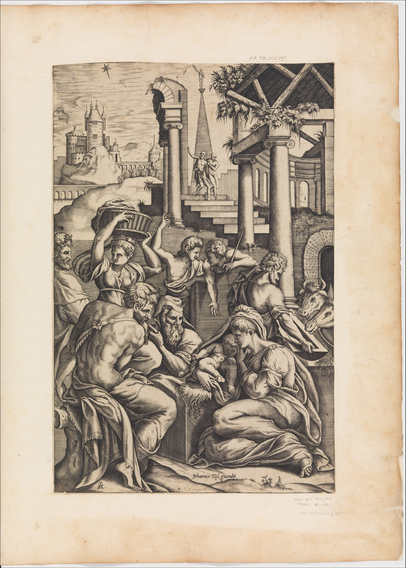 Nativity Biblical Engraving