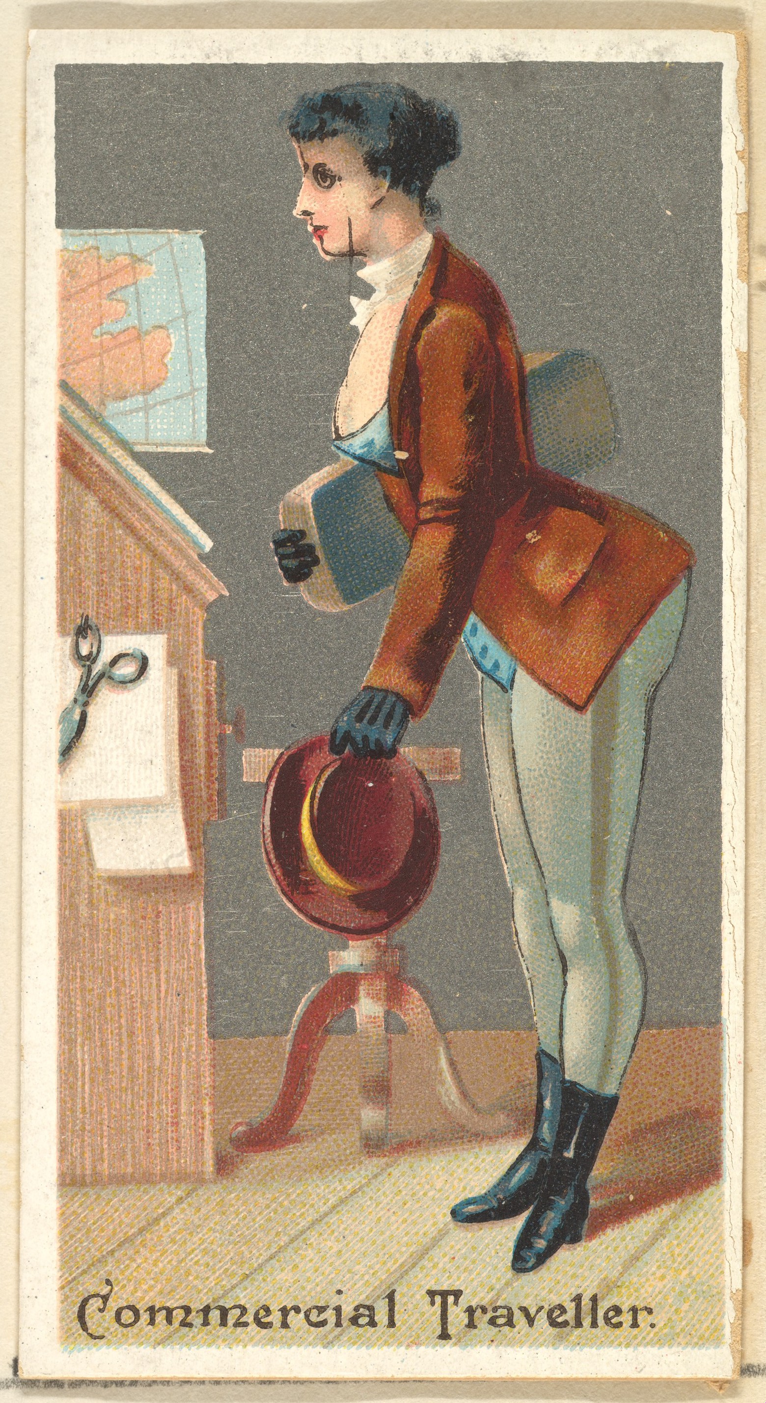 Vintage Commercial Traveller Illustration