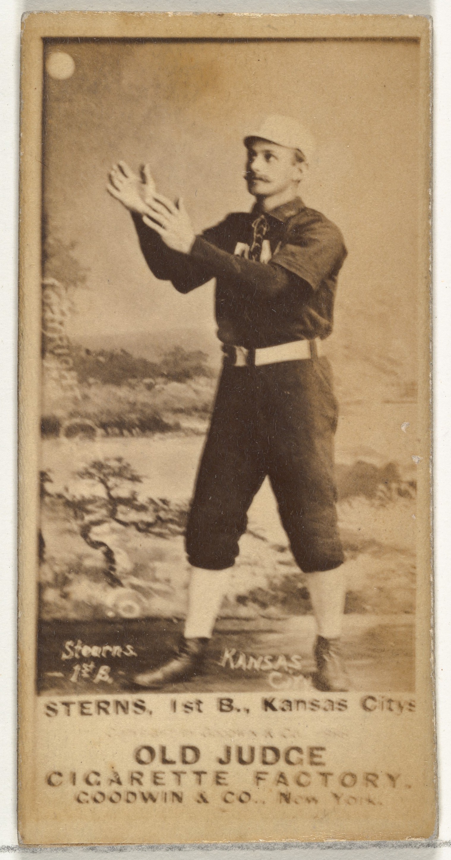 Old Judge Cigarette Baseball Card
