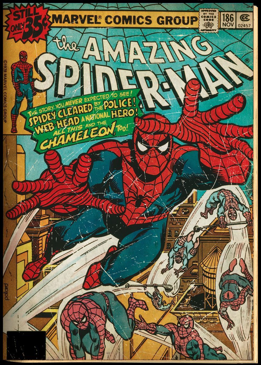 The Amazing Spider-Man 186 Comic Cover