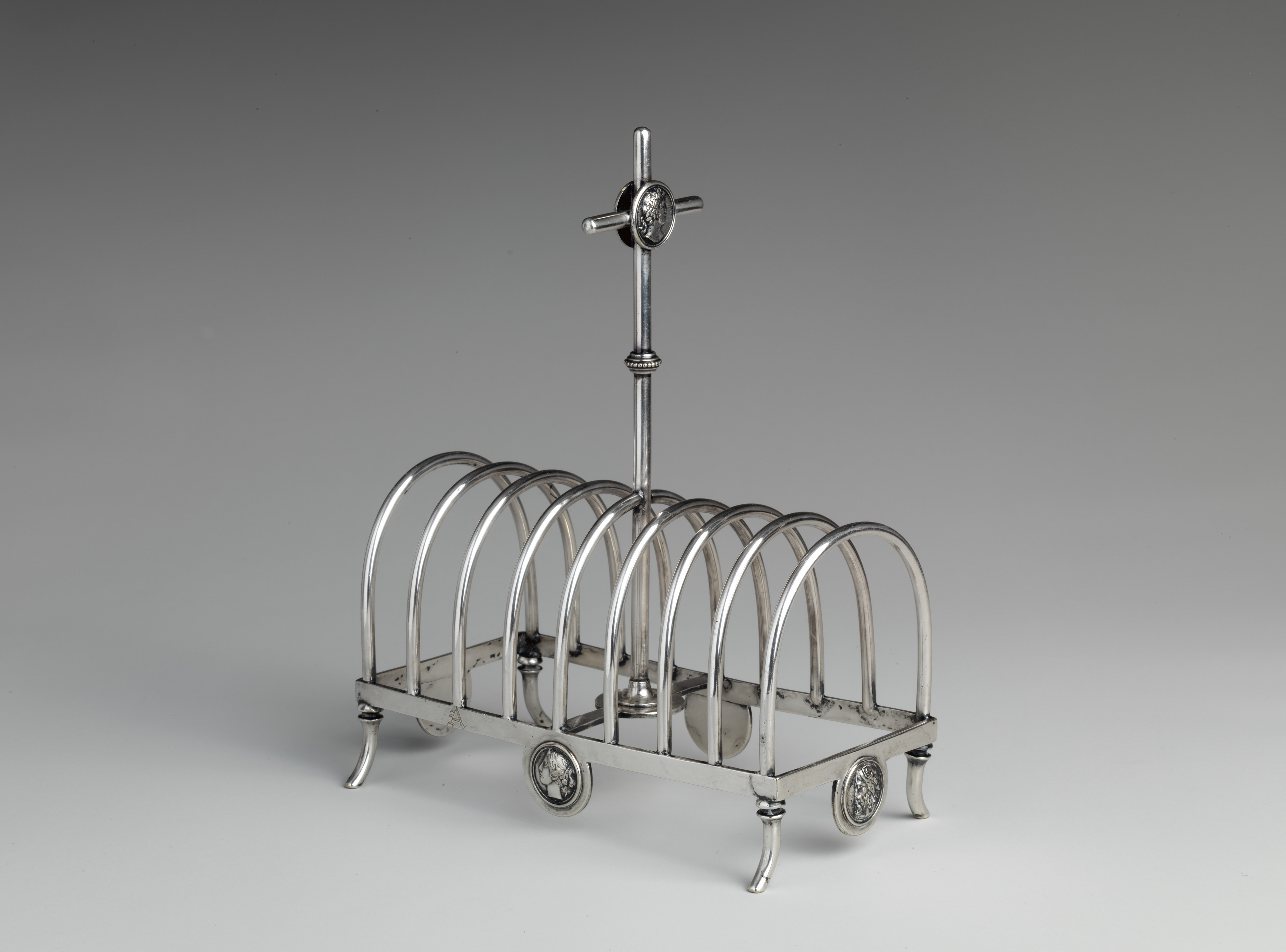 Antique Silver Toast Rack