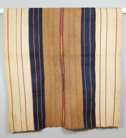 Vintage Striped Woven Textile