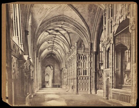 Winchester Cathedral Aisle Interior