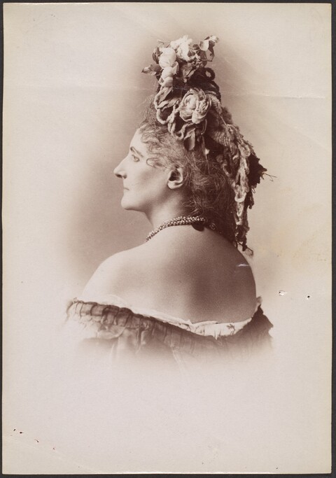 Vintage Profile Portrait of a Woman