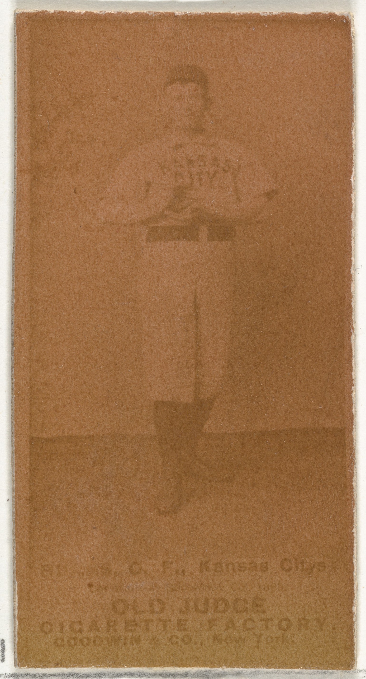 Vintage Old Judge Baseball Cigarette Card