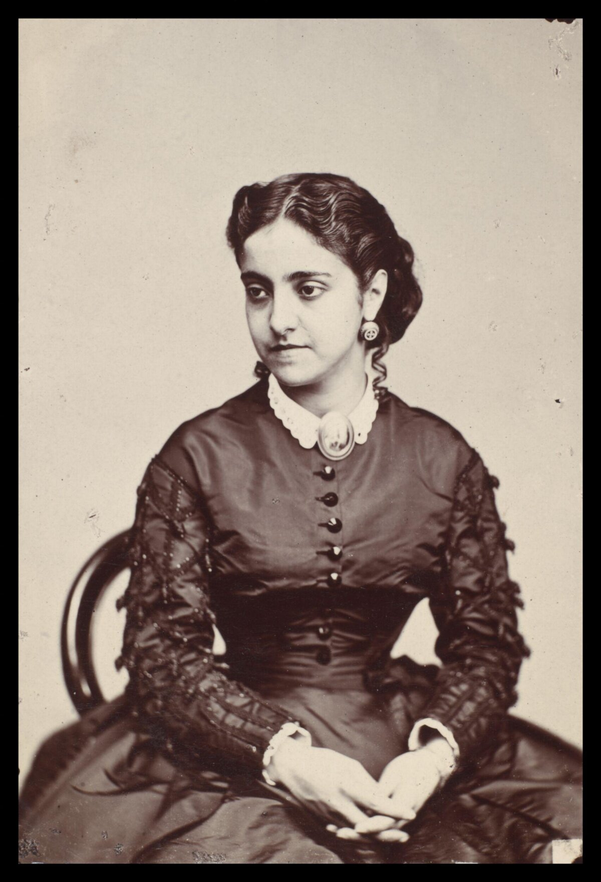 Victorian Seated Woman Portrait