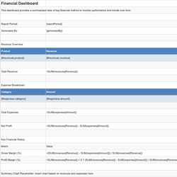 Financial Dashboard