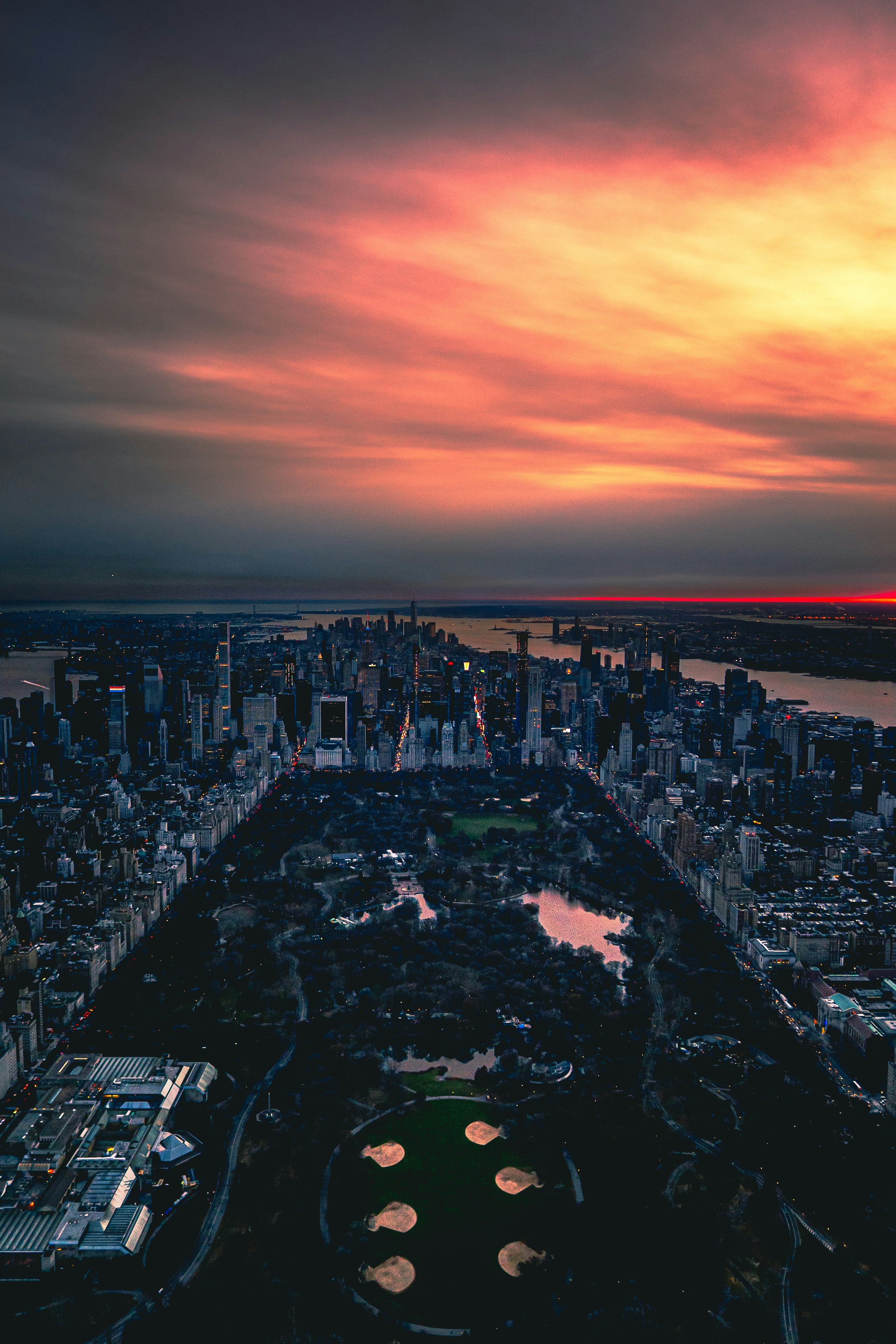 New York Central Park Sunset