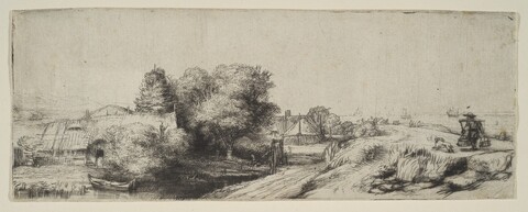 Riverside Landscape Sketch