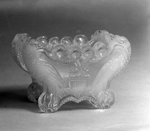 Double Eagle Decorative Glass Dish