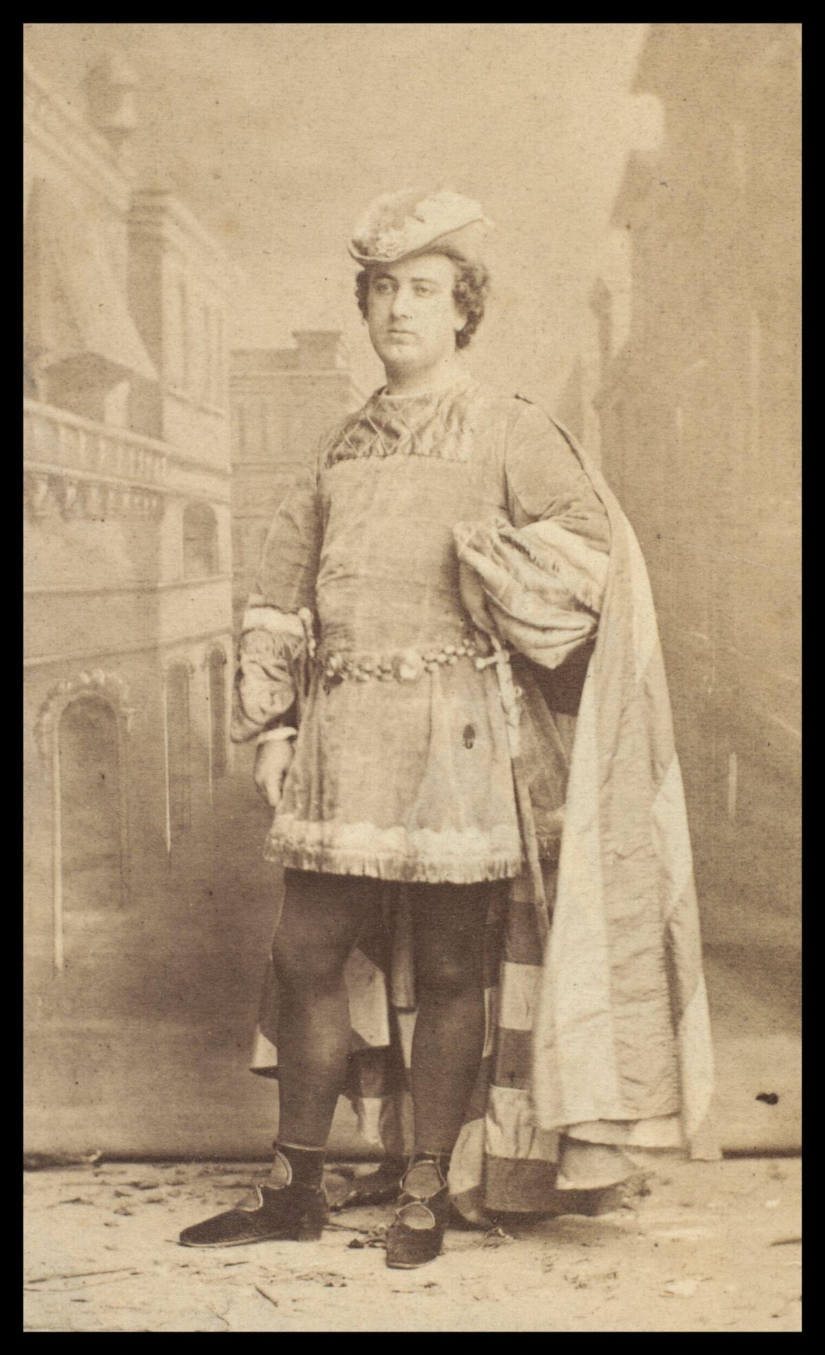 Actor in Renaissance Period Costume