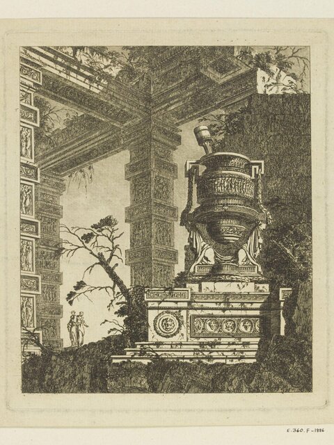 Giant Urn among Ancient Ruins