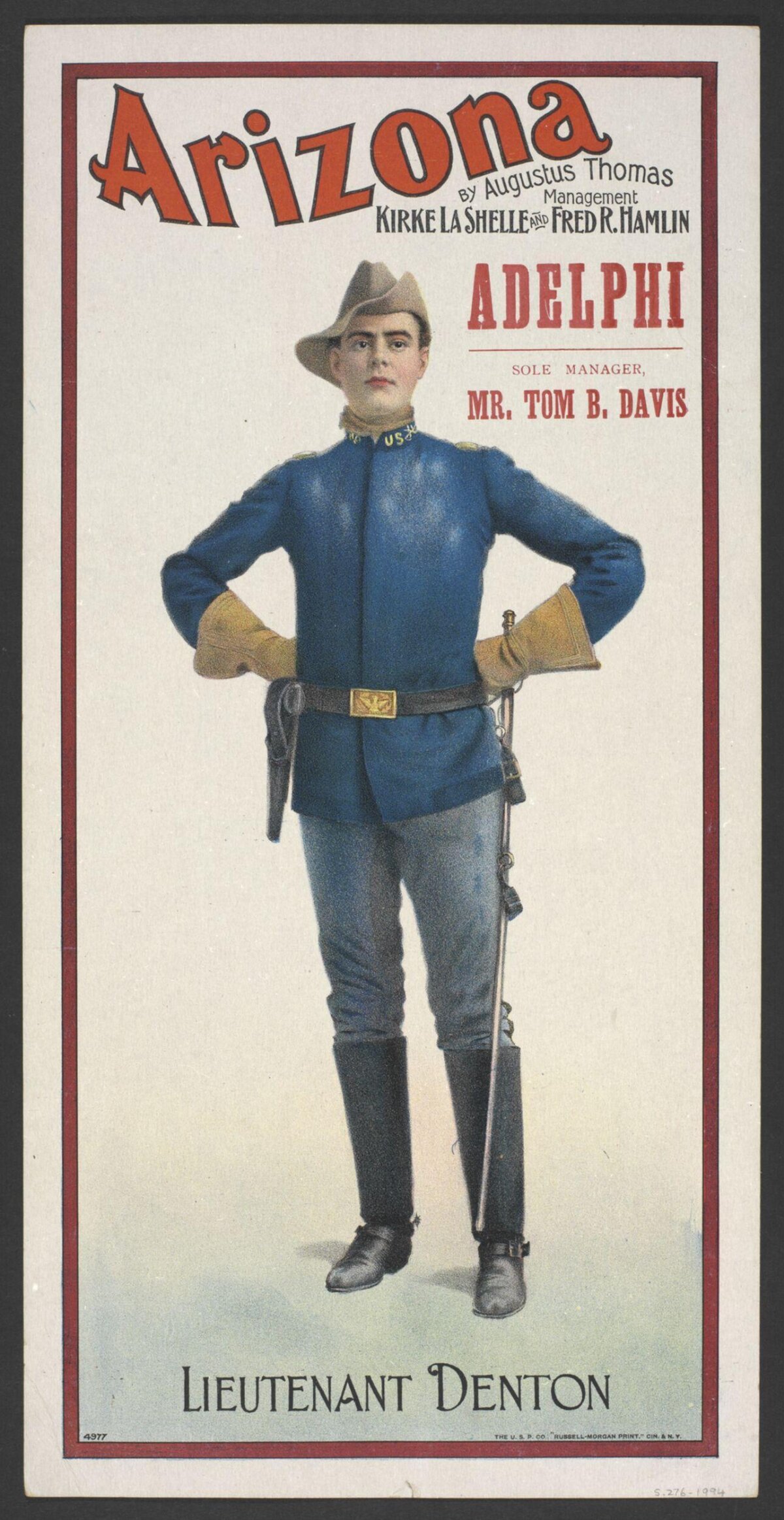 Vintage Arizona Theater Play Poster