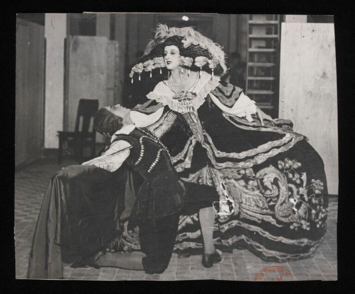 Vintage Theater Performance Scene