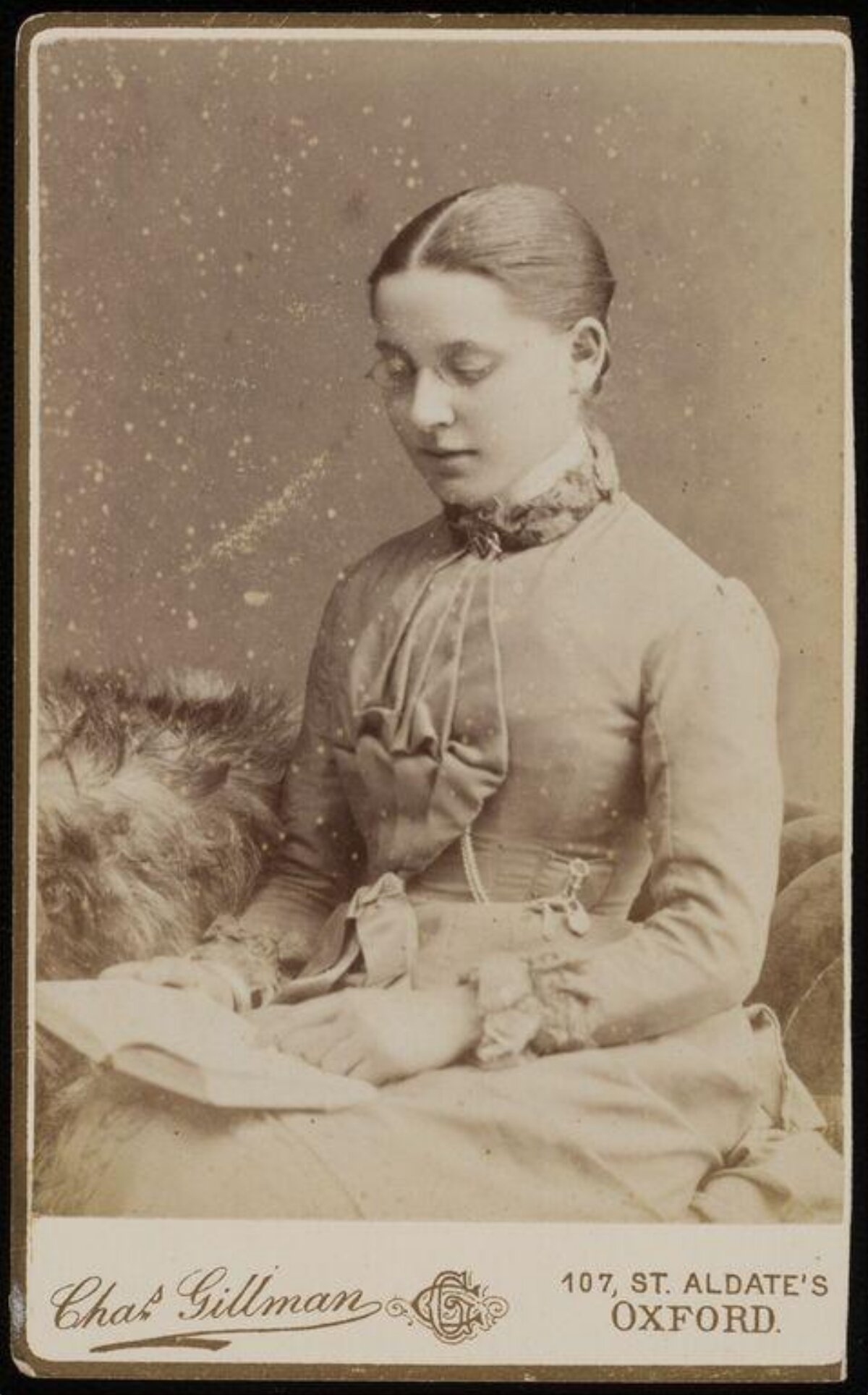 Victorian Woman Studio Portrait