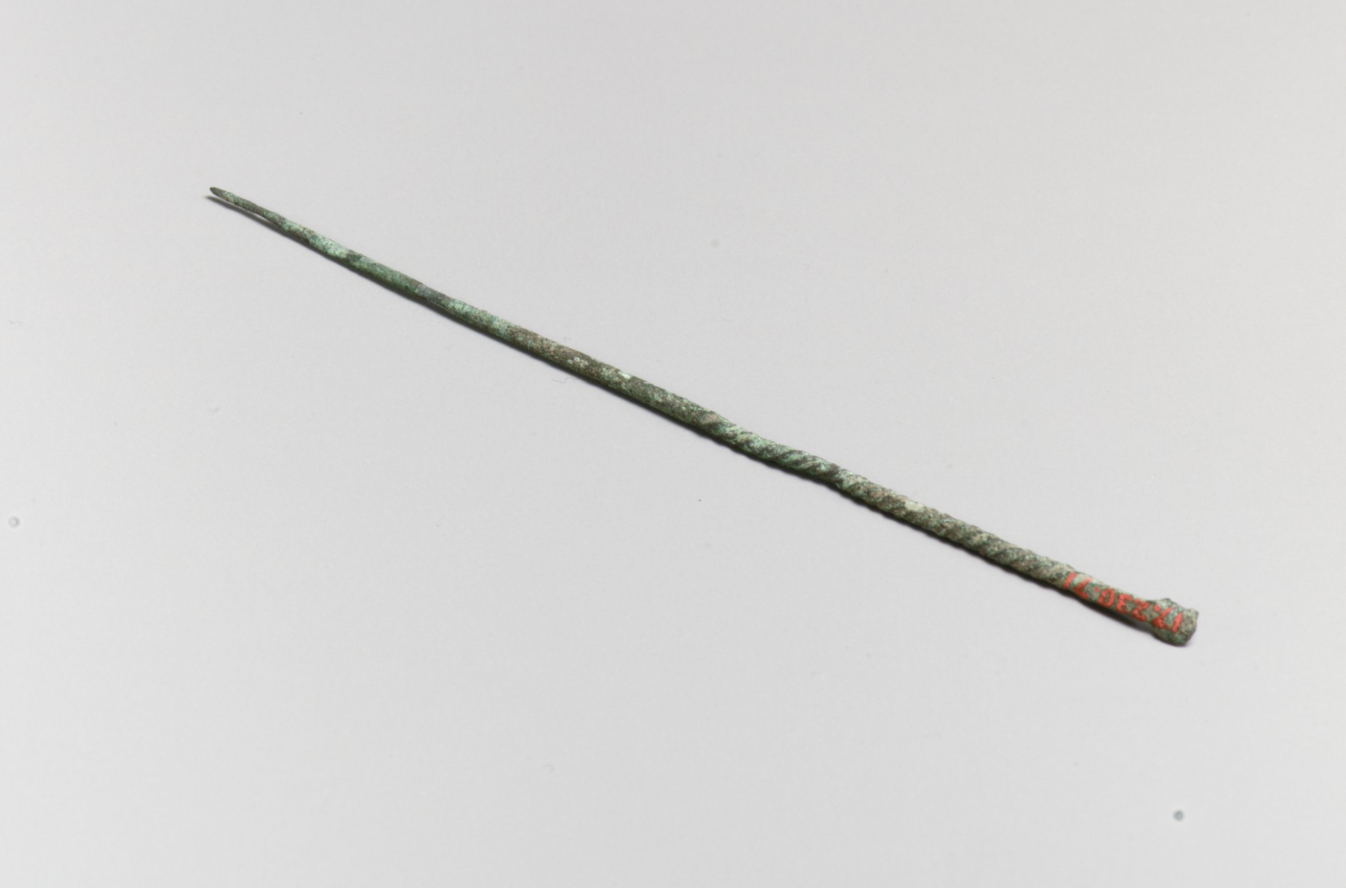 Ancient Twisted Bronze Needle — History