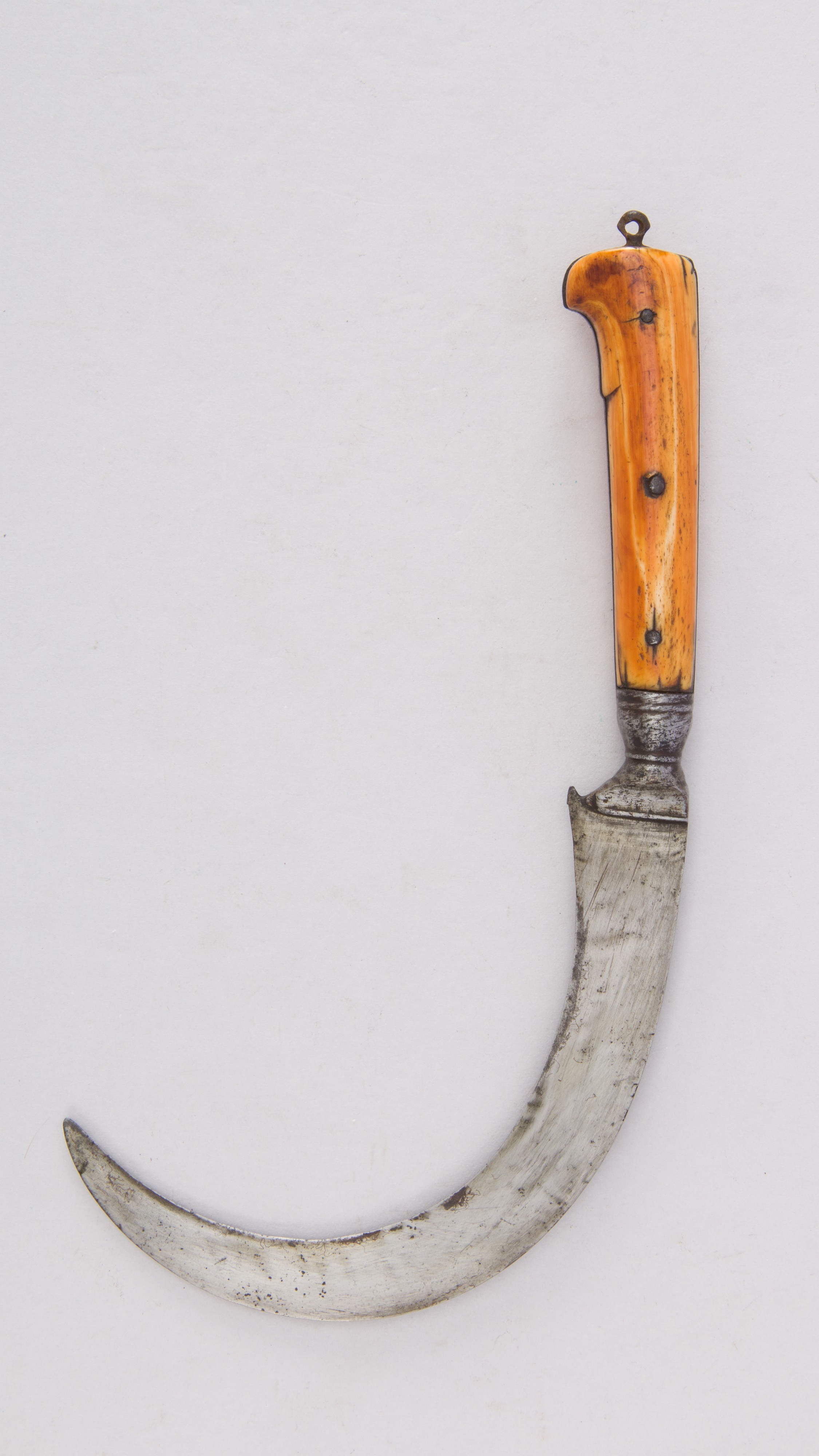 Antique Bone Handled Curved Knife