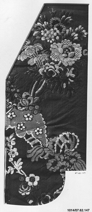 Floral Woven Textile Fragment