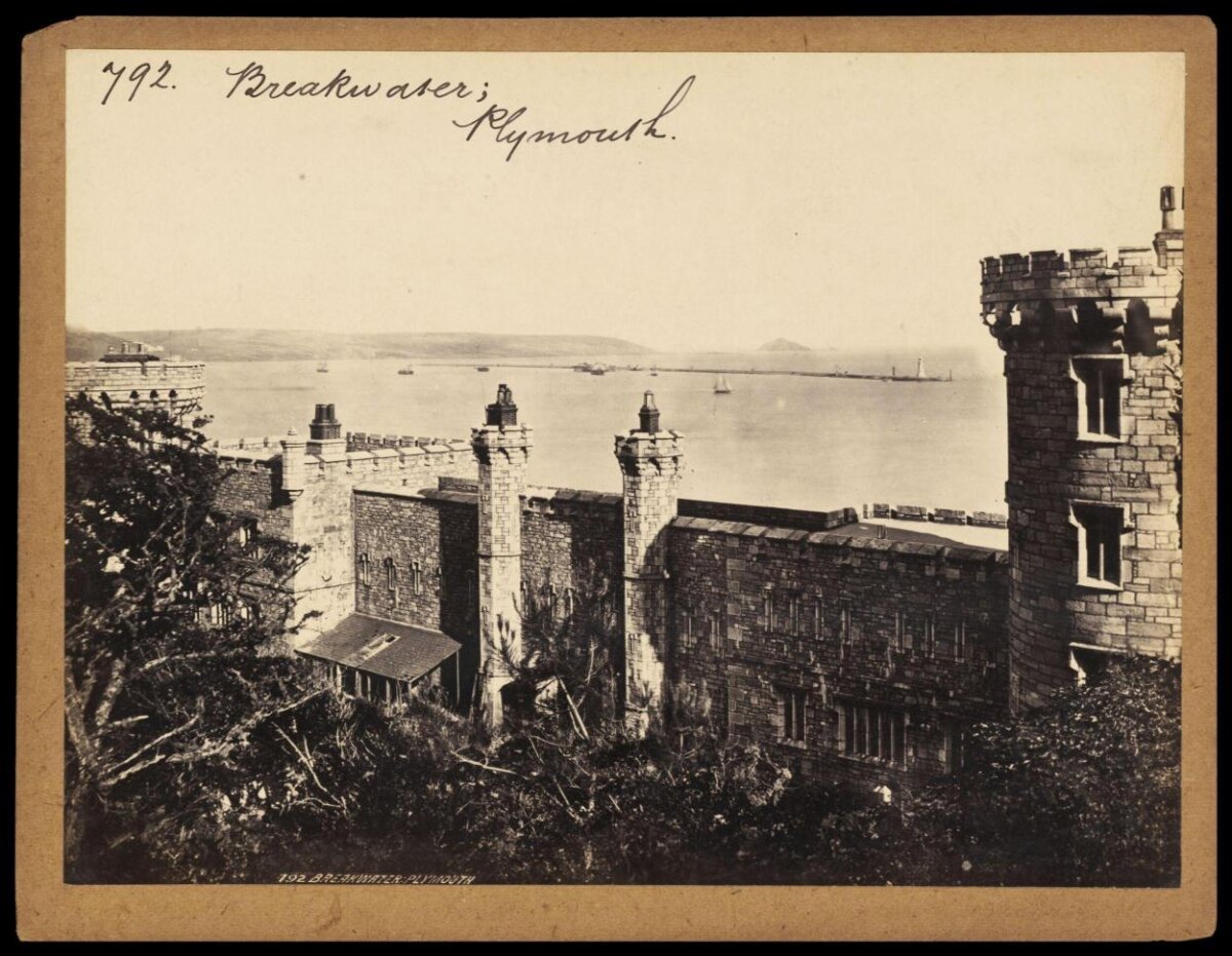 Plymouth Breakwater Historic View