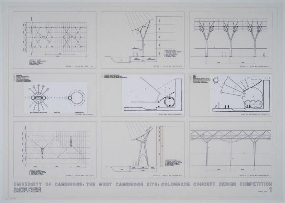 Cambridge Colonnade Concept Design Drawings