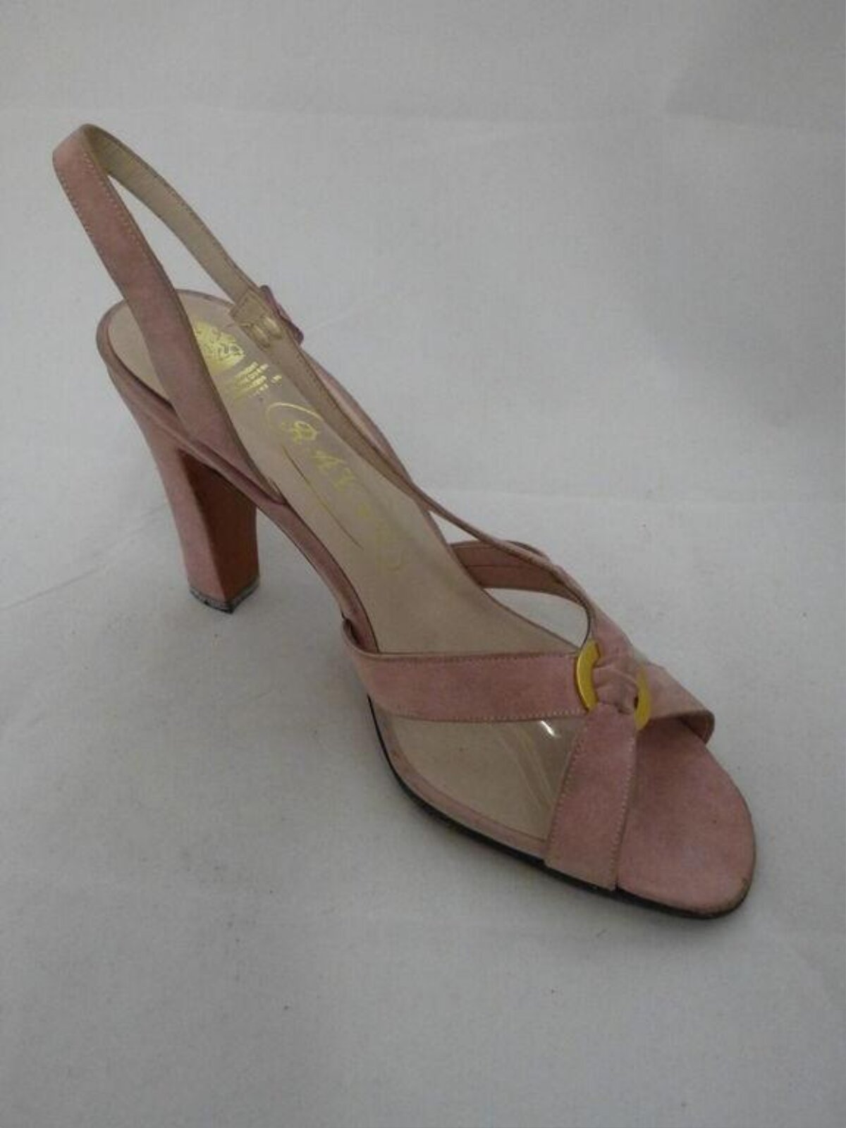 Pink Slingback High Heel Sandal