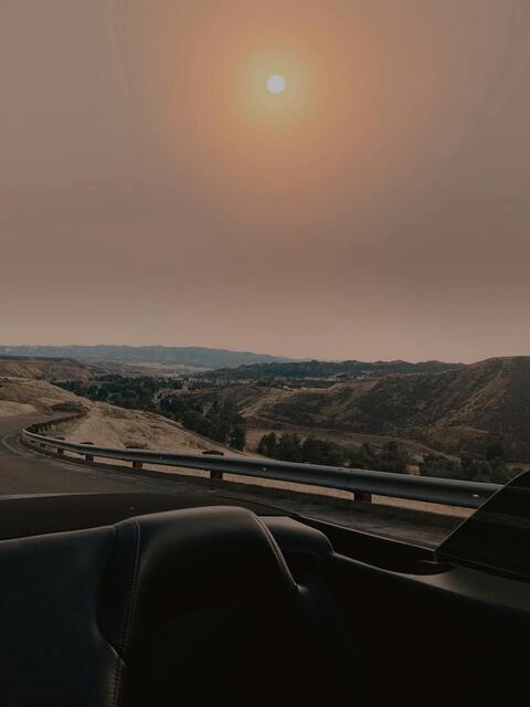 Sunset Hills View From Convertible