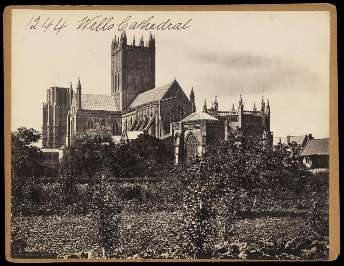 Vintage View of Wells Cathedral