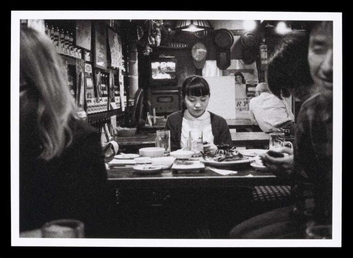 Black and White Dining in Pub