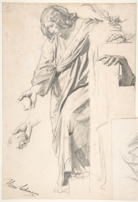 Study of Draped Standing Figure