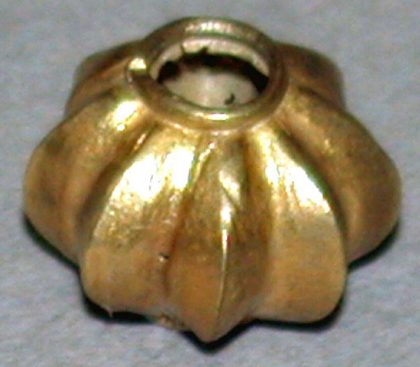 Ancient Gold Melon-shaped Bead
