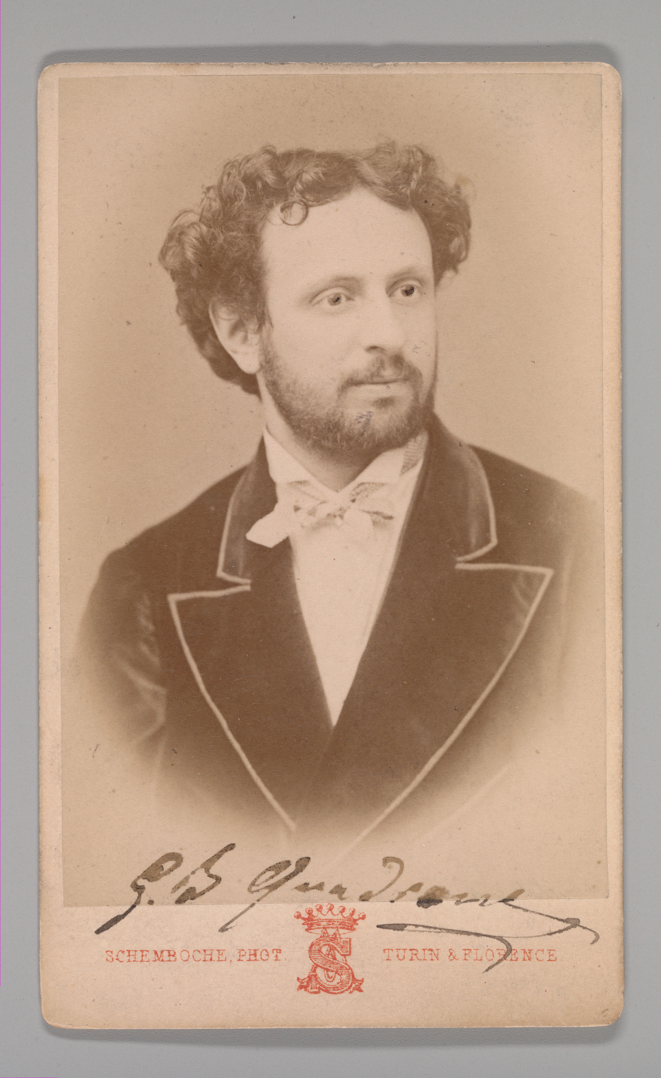 Vintage Signed Portrait of a Bearded Man