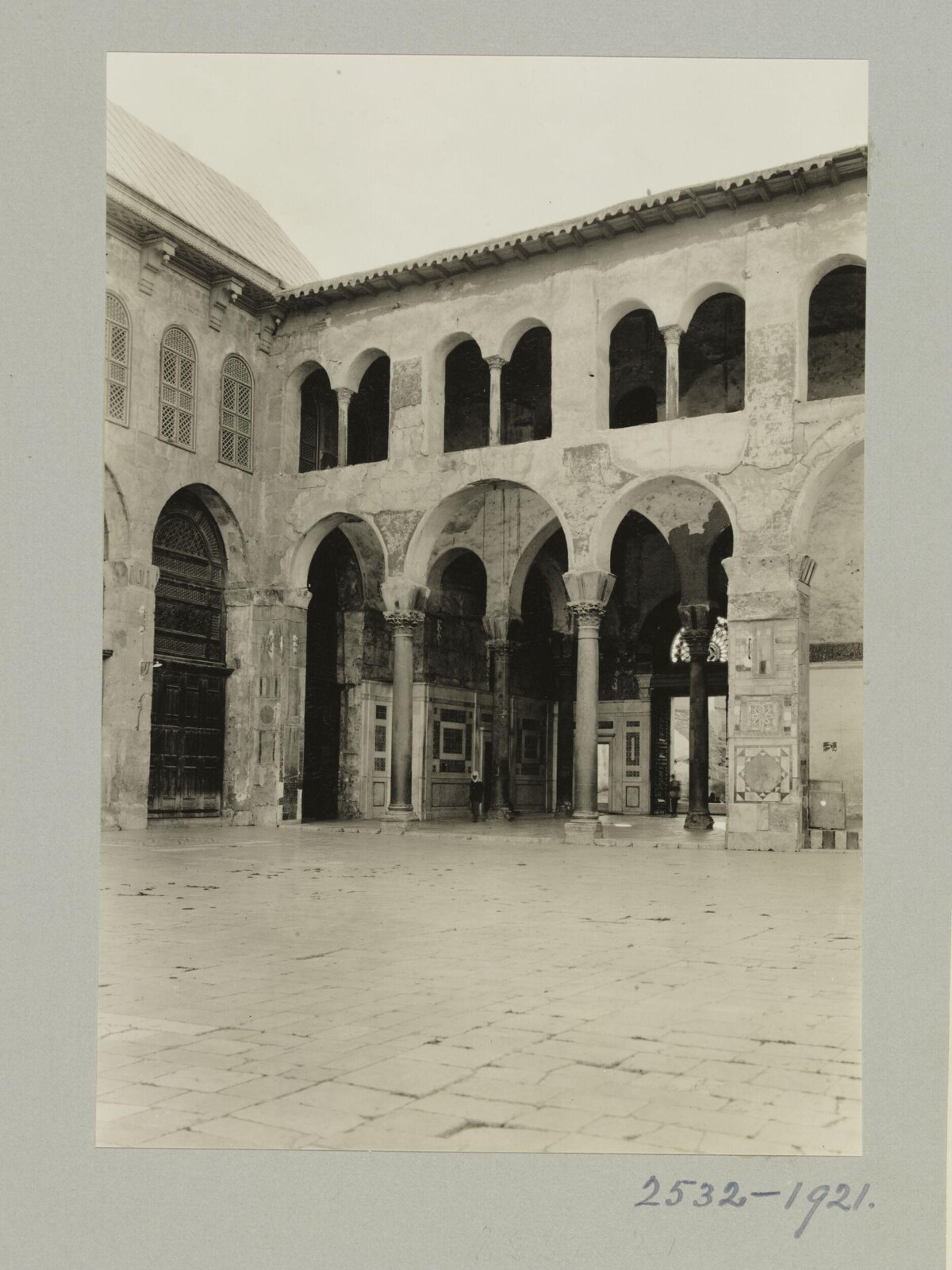 Vintage Historical Building Courtyard