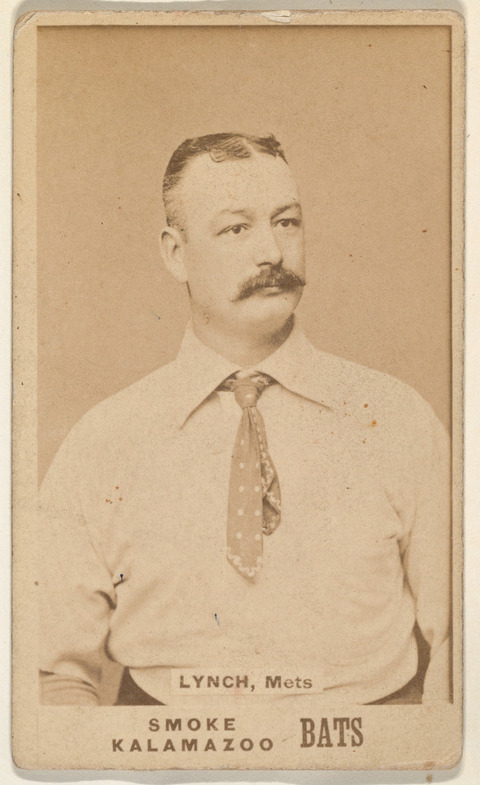 Vintage Baseball Player Lynch Cabinet Card