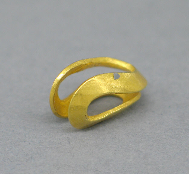 Twisted Gold Open Ring