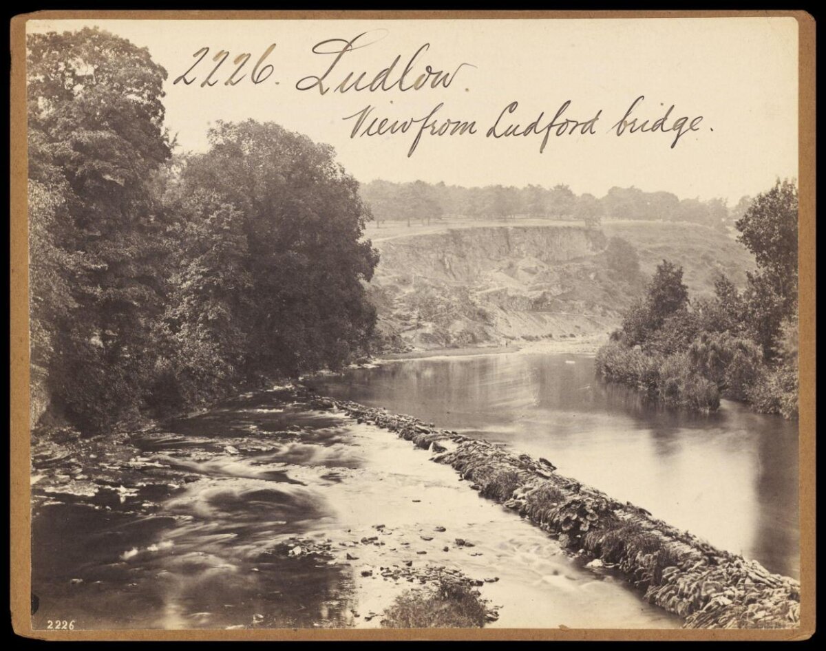 Ludlow View From Ludford Bridge