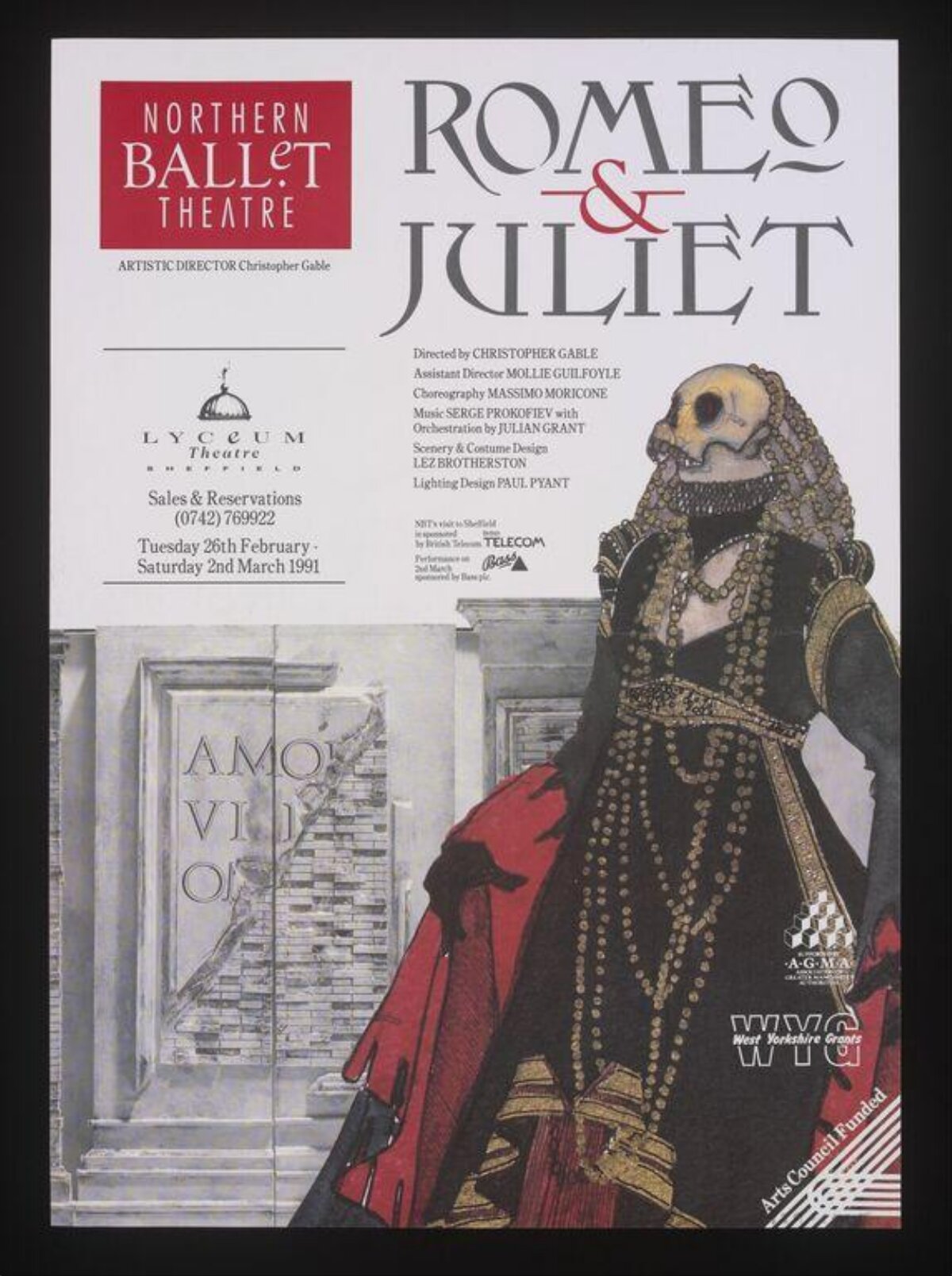 1991 Romeo and Juliet Ballet Poster
