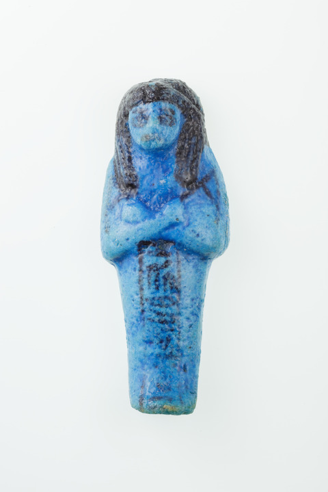 Blue Egyptian Shabti Figurine