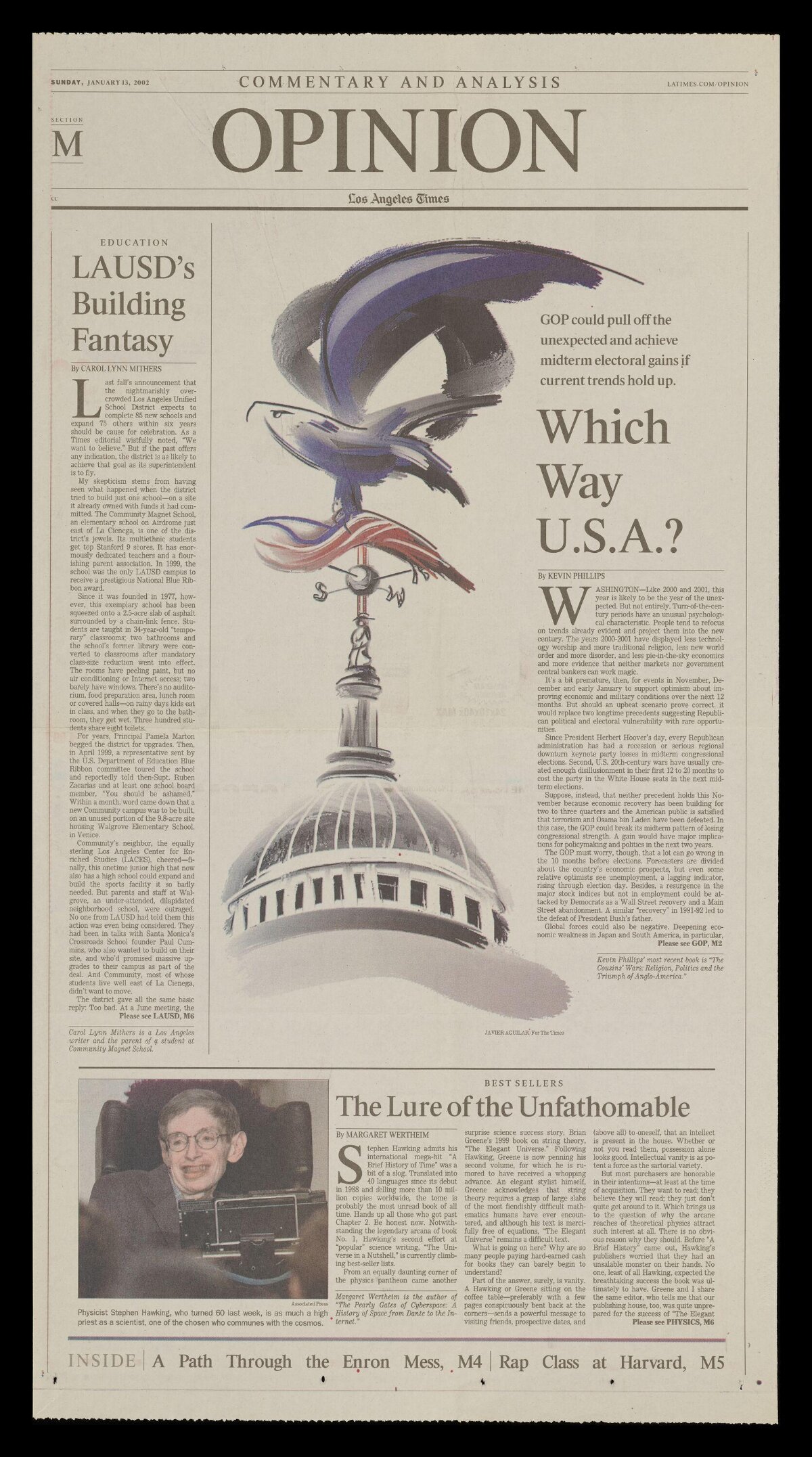Los Angeles Times 2002 Opinion Page