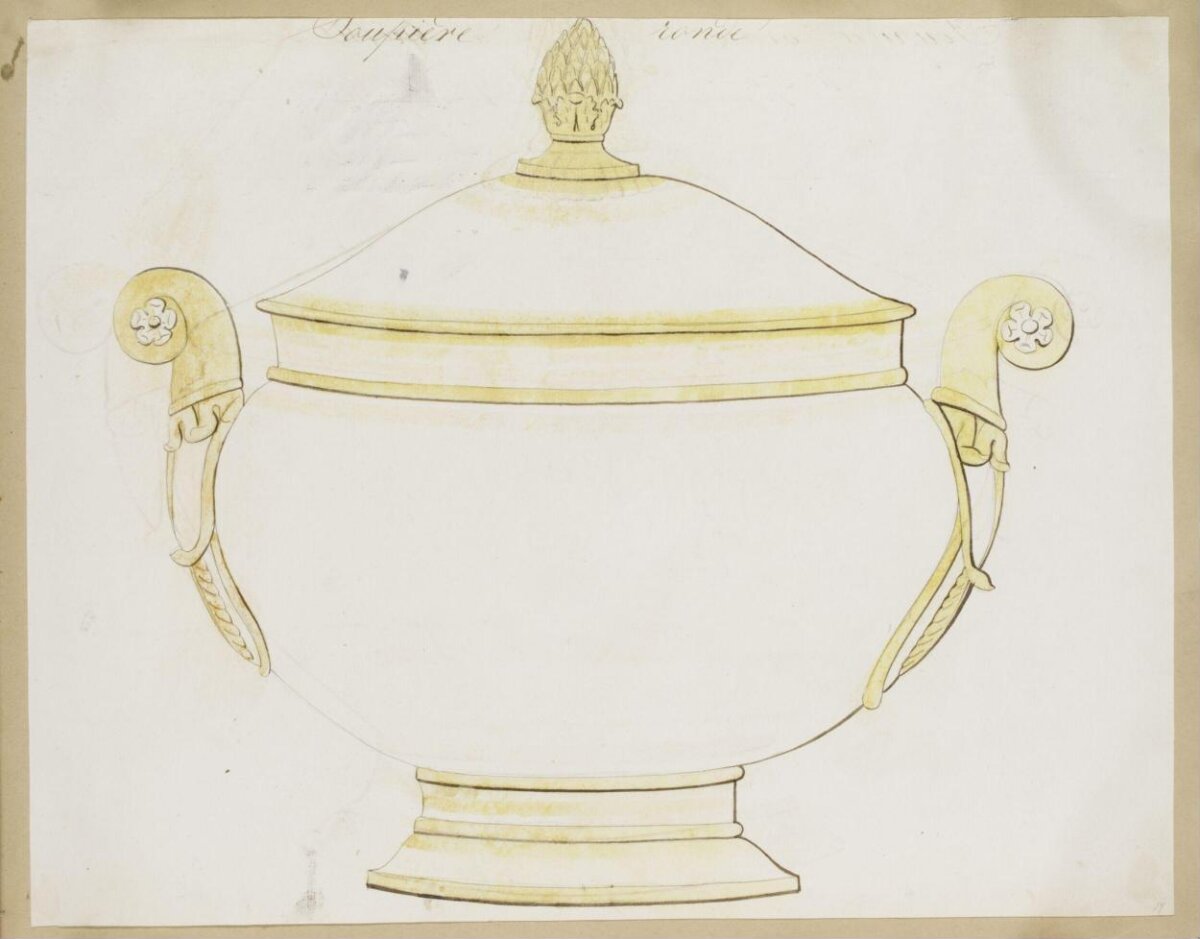 Sketch of Covered Tureen