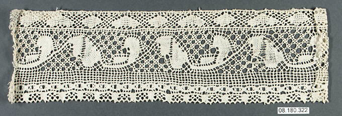 Antique Handmade Lace Border