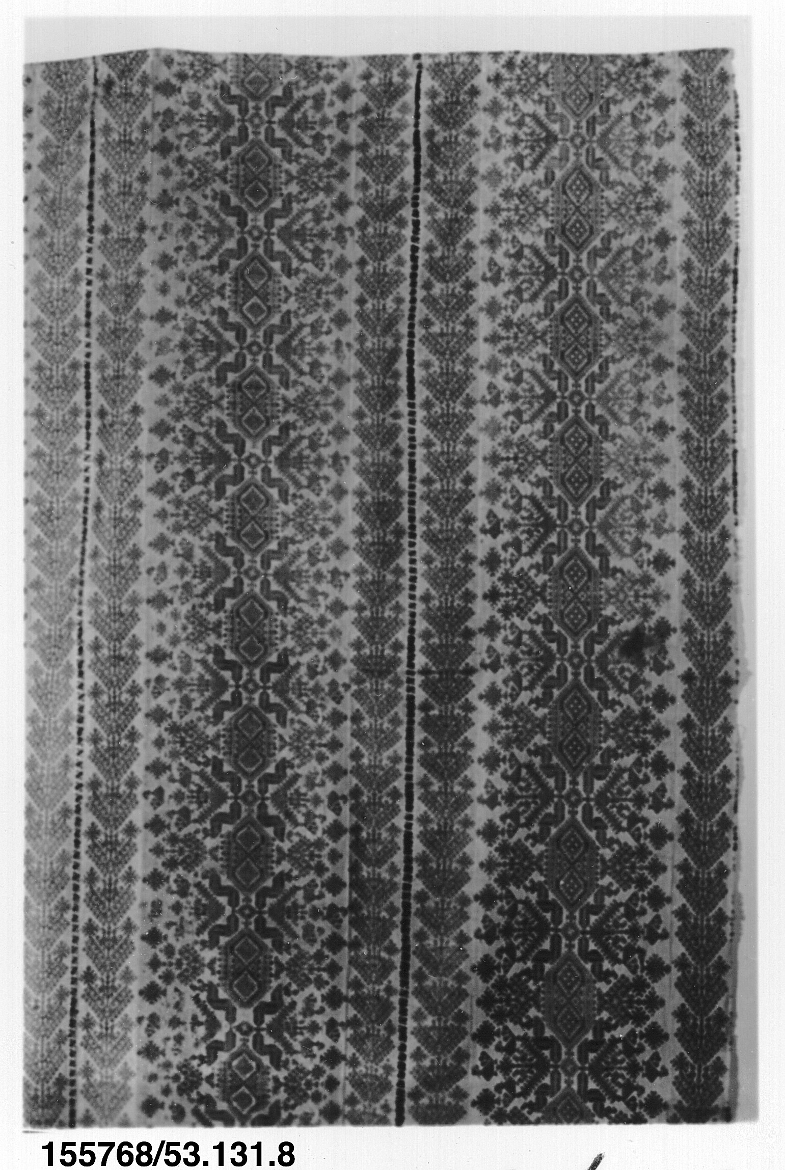 Traditional Geometric Pattern Woven Textile