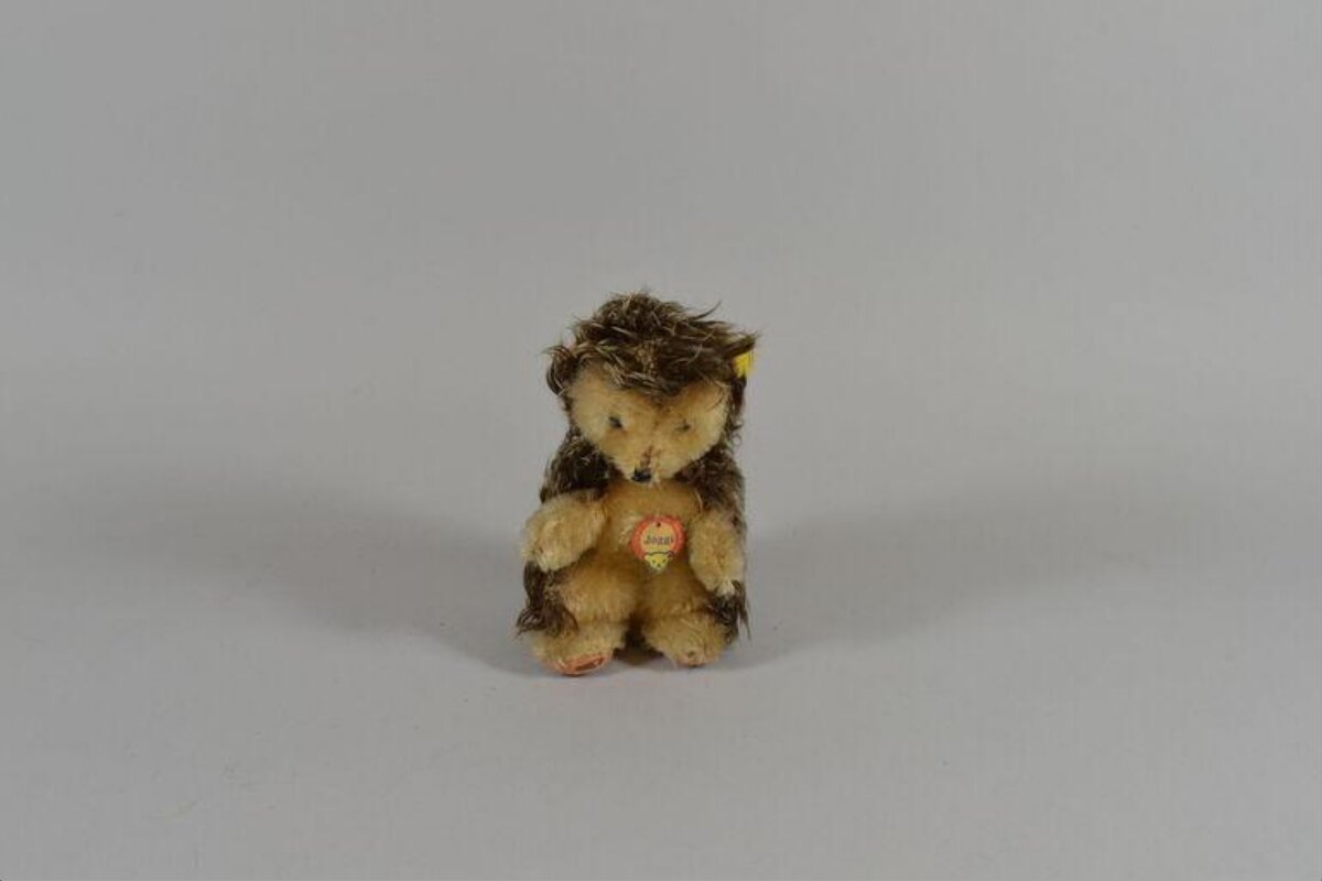 Vintage Stuffed Hedgehog Toy