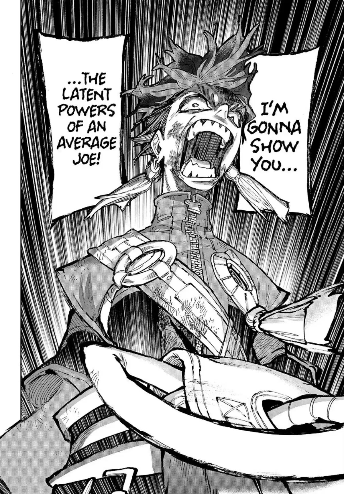Shouting Male Manga Character