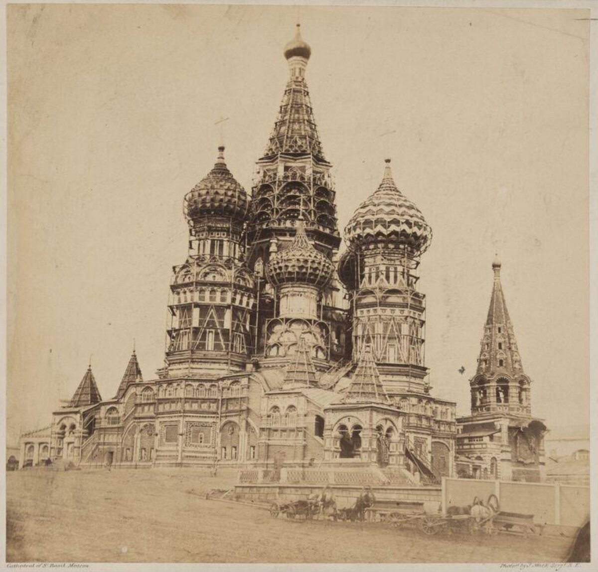 Old Photo of St. Basil's Cathedral