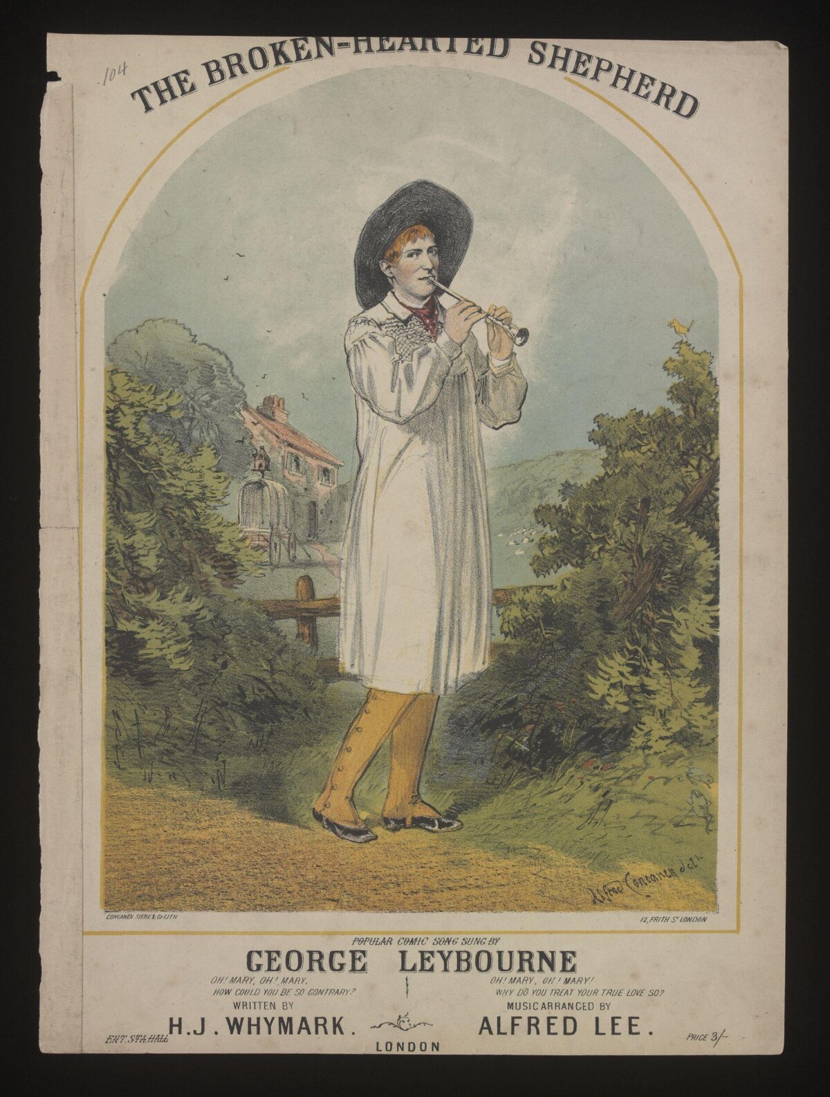 The Broken-hearted Shepherd Sheet Music Cover